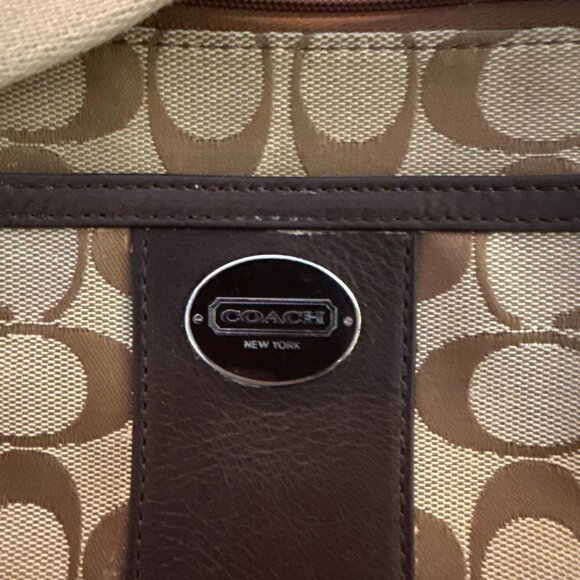 Coach Legacy Signature Stripe Swingback Crossbody - Picture 2 of 5